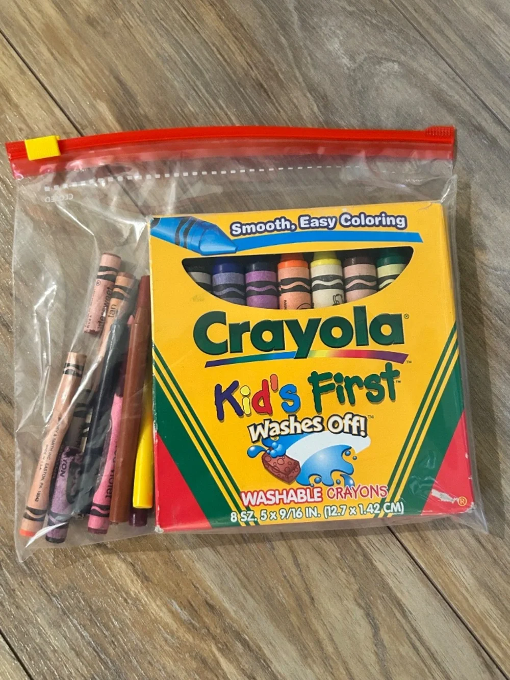 Crayola Kid's First Washes Off! Washable Crayons, w/ loose older singles LOT